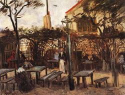 Vincent Van Gogh The Guingette at Montmartre Norge oil painting art